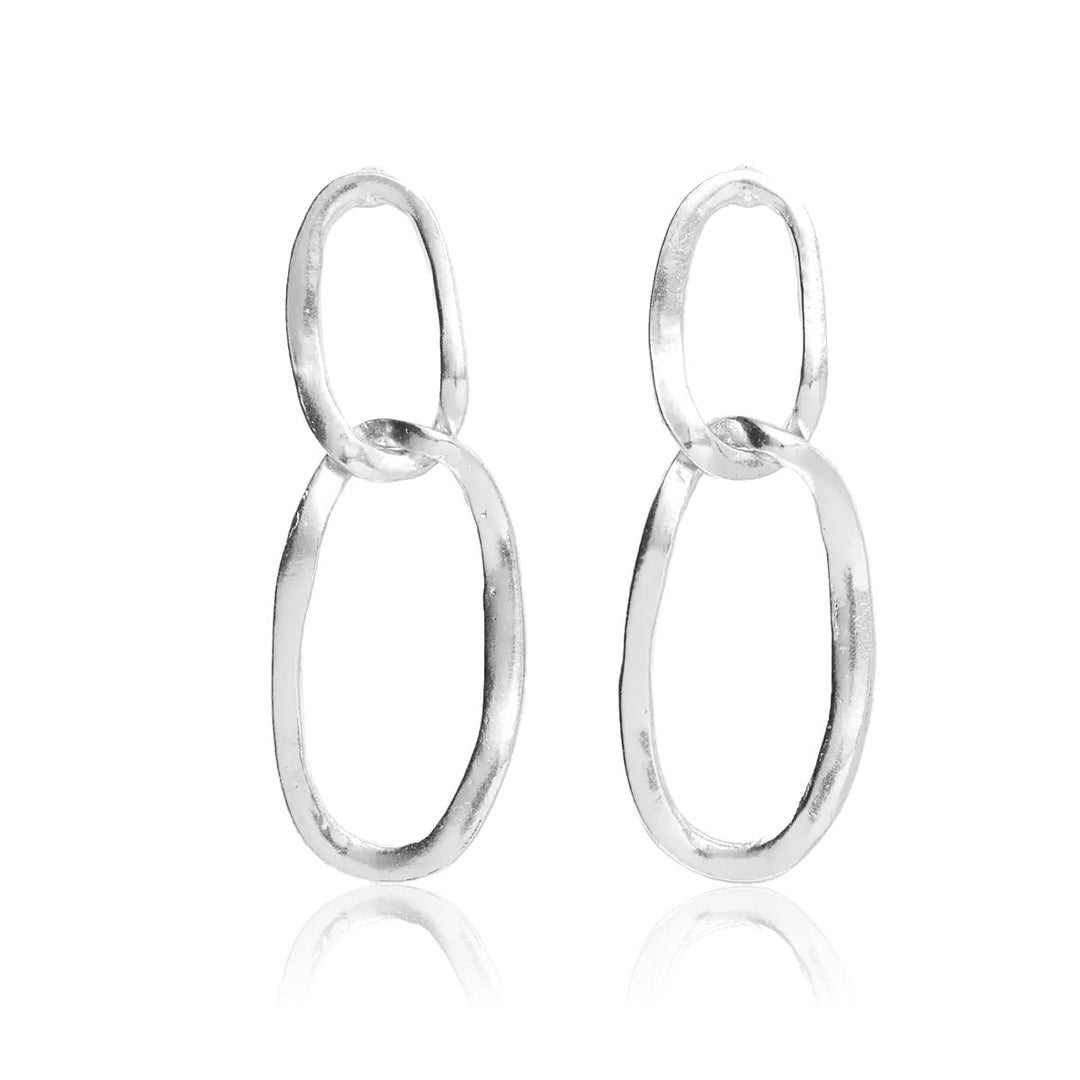 Maxi oval link earrings