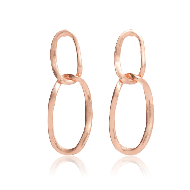 Oval Link  Earrings