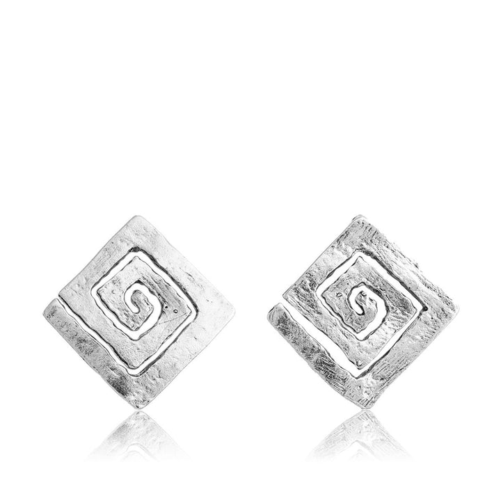 Square Spiral Earrings