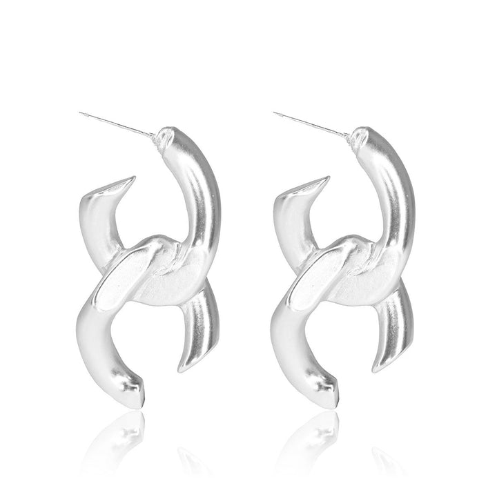 Chunky Curb Link Earrings