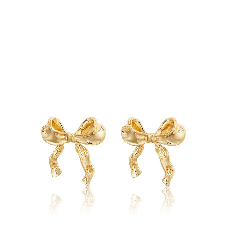 Elegant Bow Stud Earrings