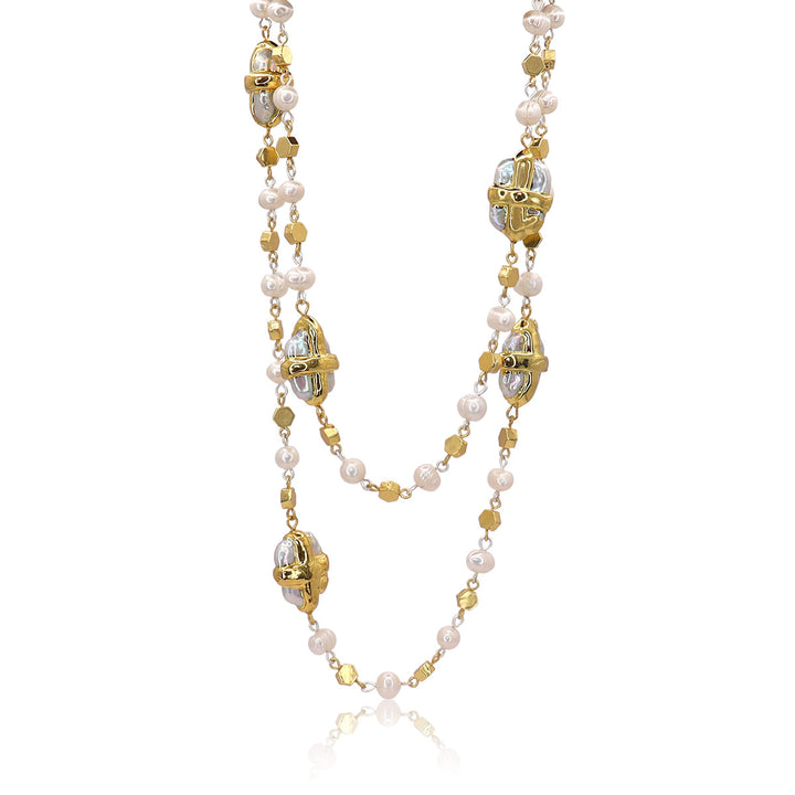 Statement Briza Pearl Necklace