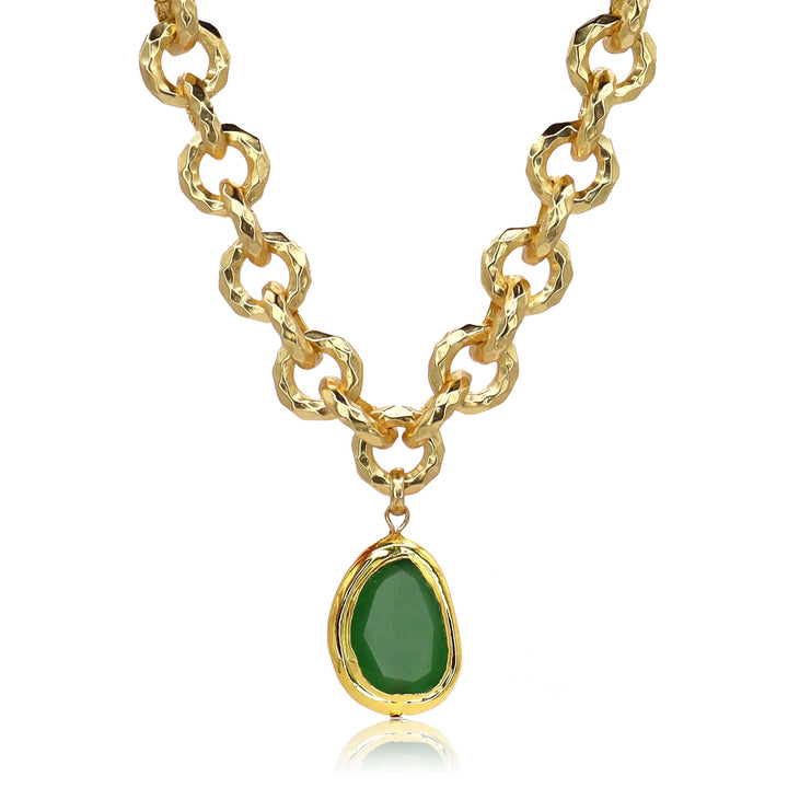 Vivid Gem X Luxurious Link Necklace