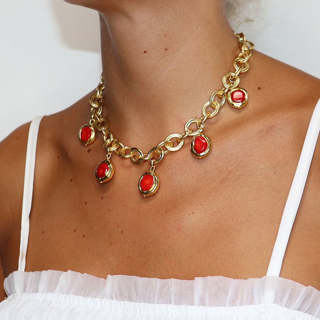 Cherry Charms Necklace