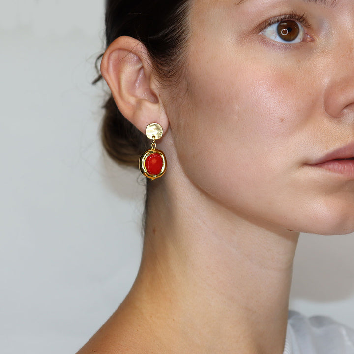 Cherry Simple Earrings