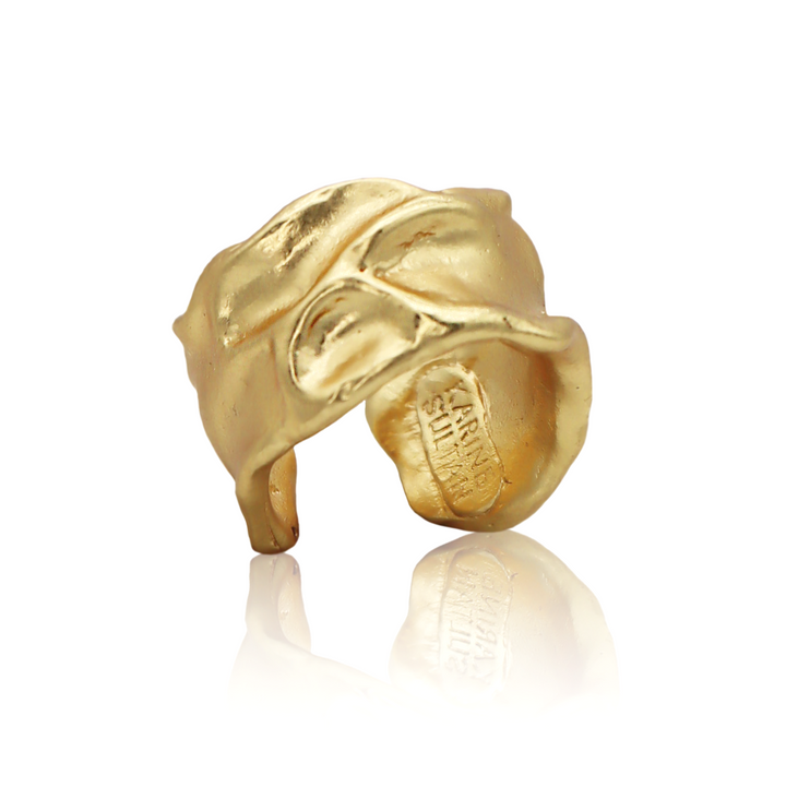 Crumpled Foil Ring