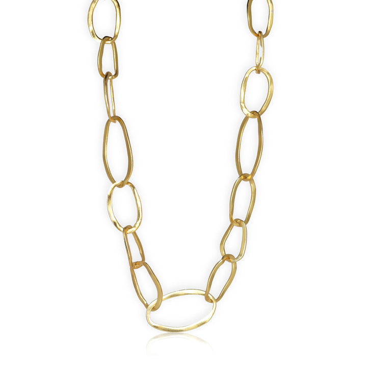 Oval link long chain