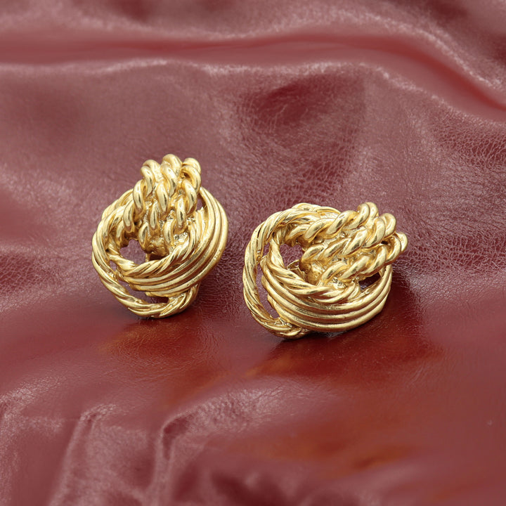 Knot Clip Earrings