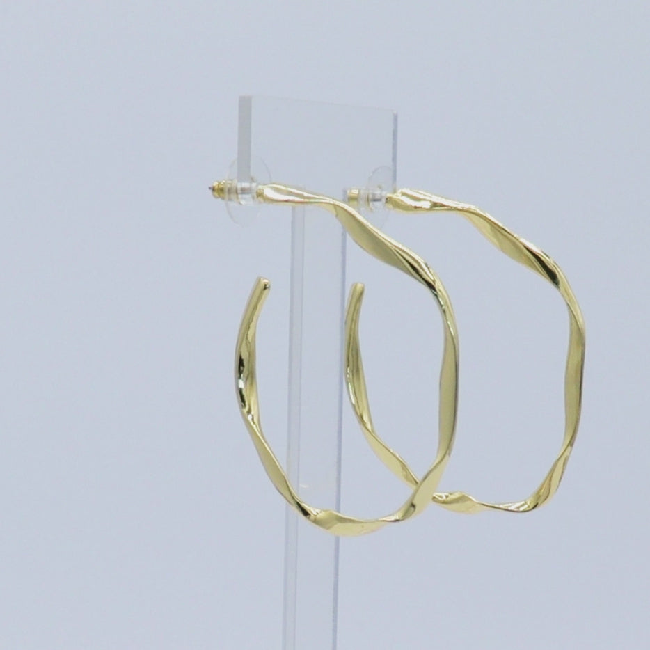 Irregular Large Hoop Earrings