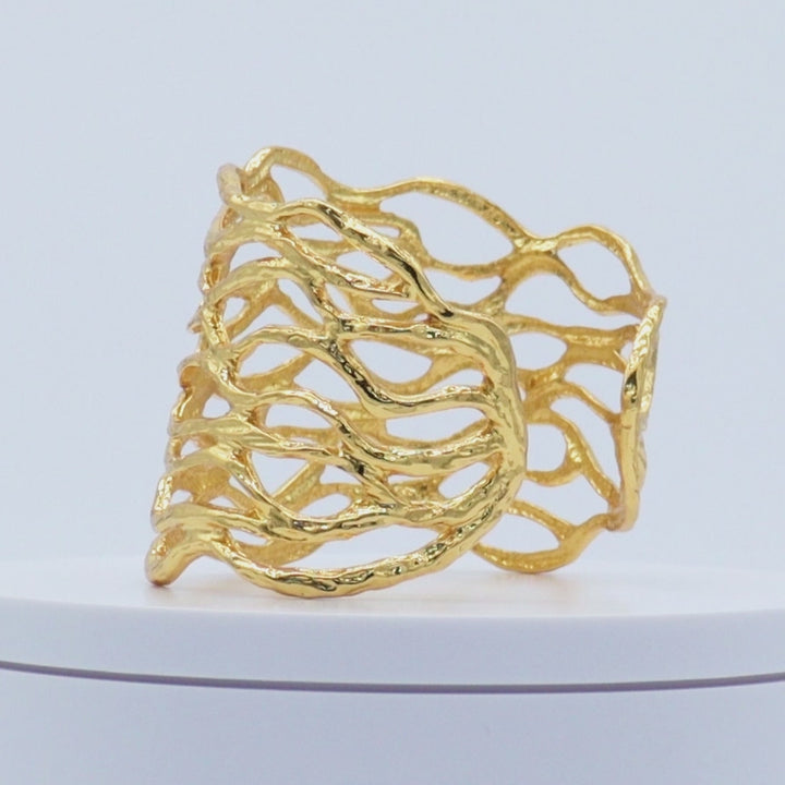 Openwork Cuff Bracelet