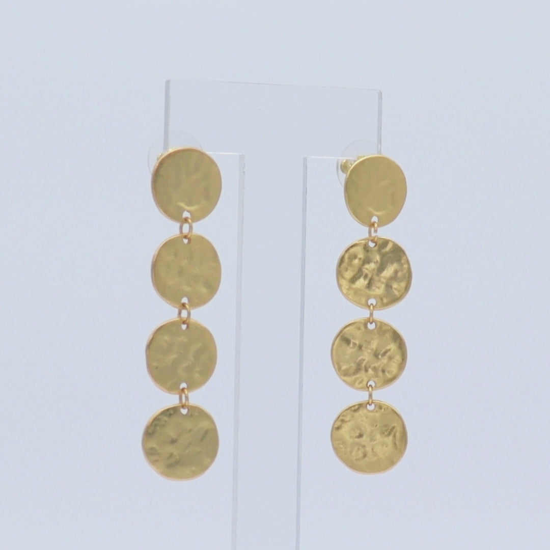 Coins Drop Earrings