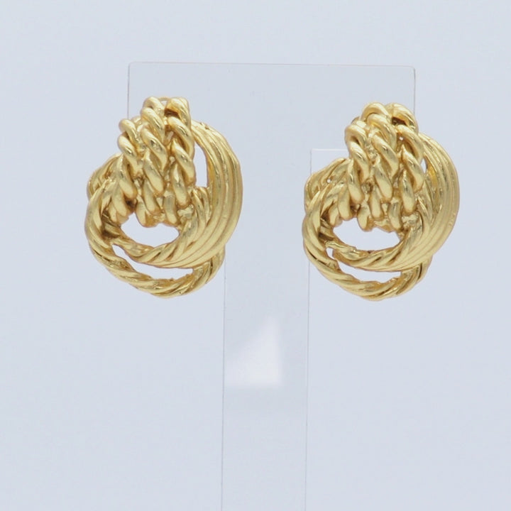 Knot Clip Earrings