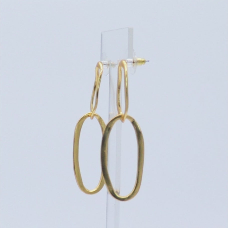 Maxi Oval Link Earrings