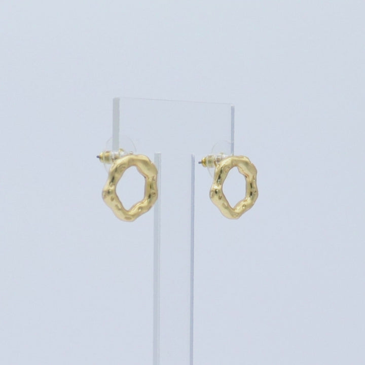 Organic Circle Earrings