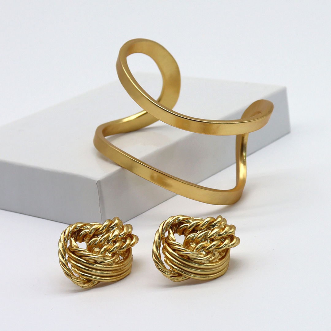 Knot Clip Earrings