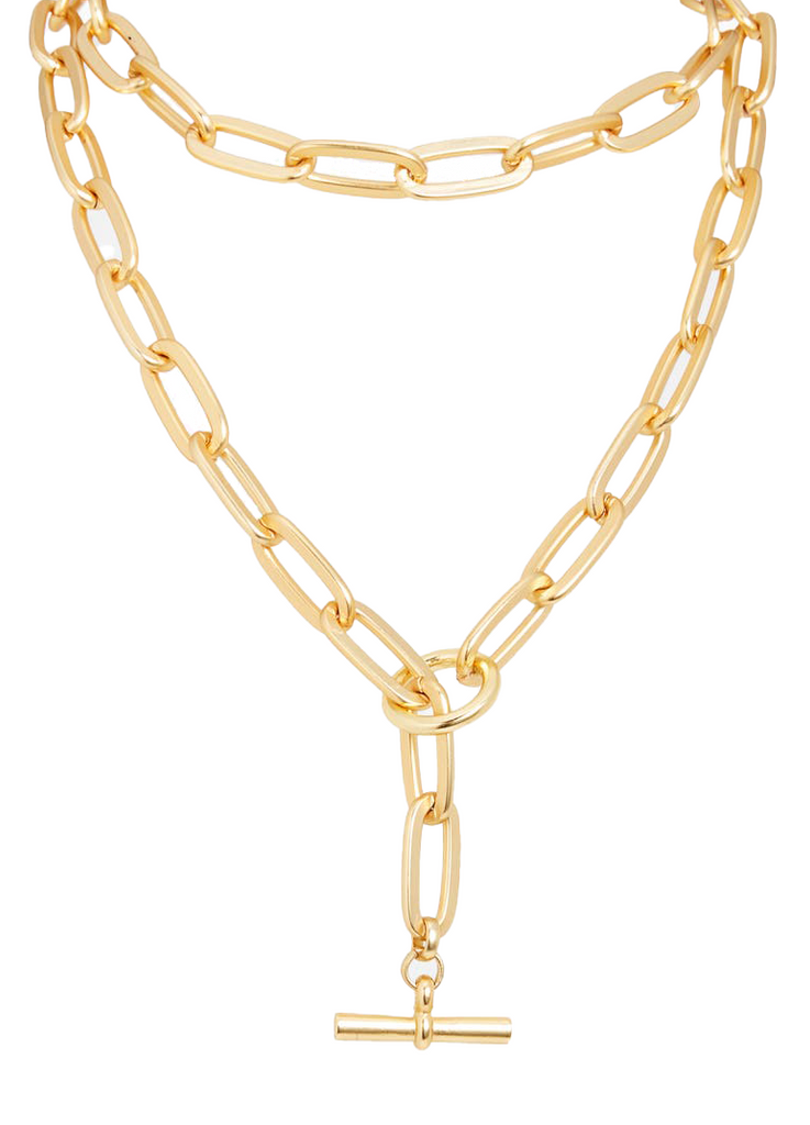 Karine Sultan Braided link 2024 short chain in Gold 98$